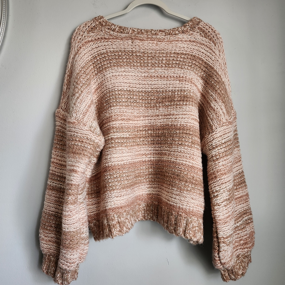 Cozy Knit Women's Sweater - Pink - Picture 5 of 5
